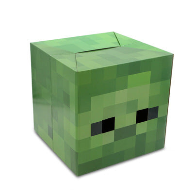 Blocky Hero Mask – Game-Inspired Steve Headgear