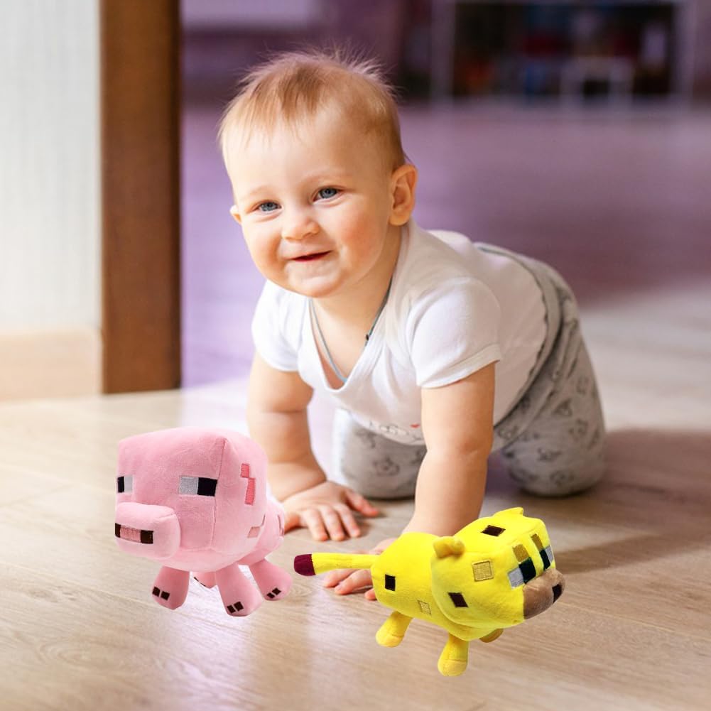 Ocelot & Pig Plush Toy – Soft & Collectible