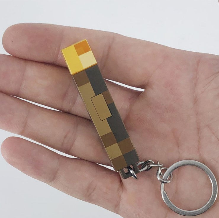 Mini Torch Keychain Light – USB Flashlight for Bags