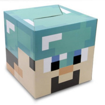 Blocky Hero Mask – Game-Inspired Steve Headgear