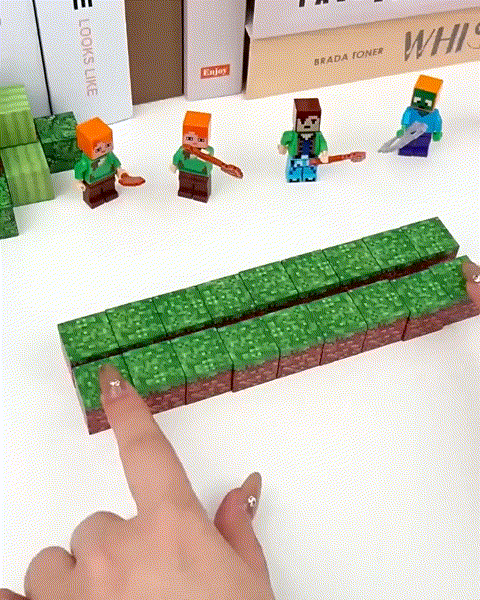 138PC Wild Kingdom Farm and Zoo LED Magnetic Building Block Set for Kids