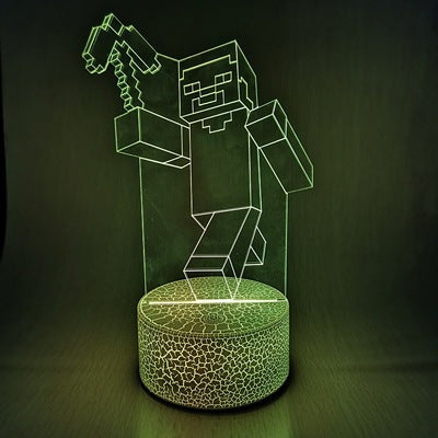 7 Color Pixel Glow Mini Lamp