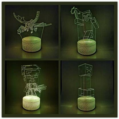 7 Color Pixel Glow Mini Lamp