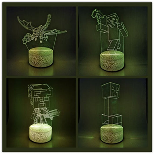 7 Color Pixel Glow Mini Lamp
