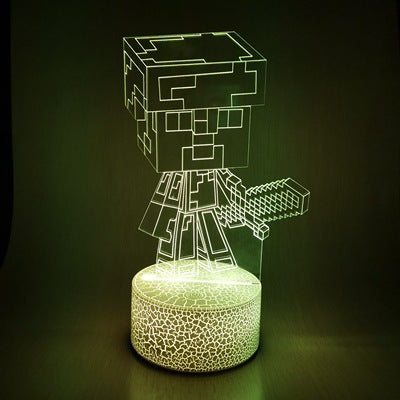7 Color Pixel Glow Mini Lamp