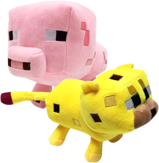 Ocelot & Pig Plush Toy – Soft & Collectible