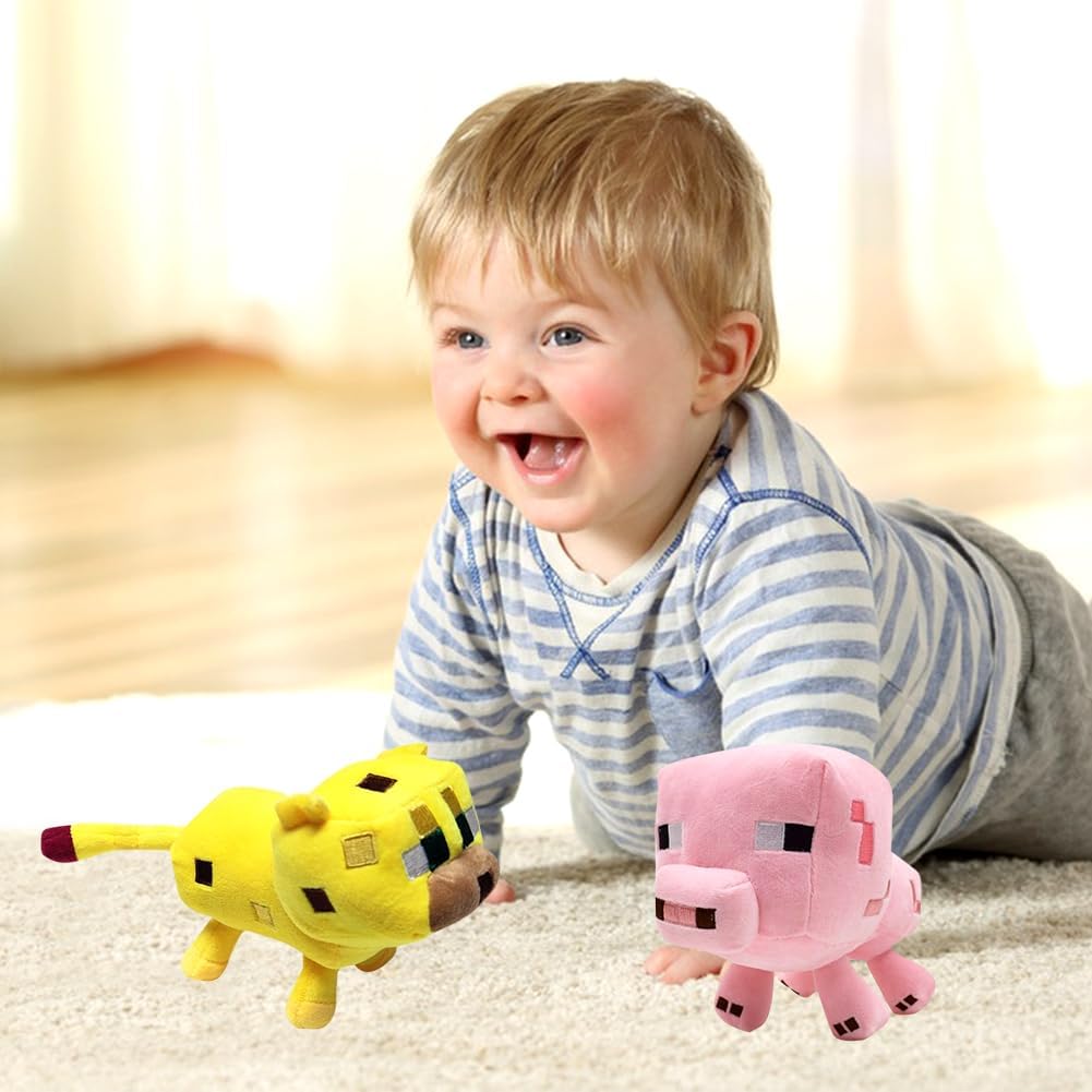 Ocelot & Pig Plush Toy – Soft & Collectible