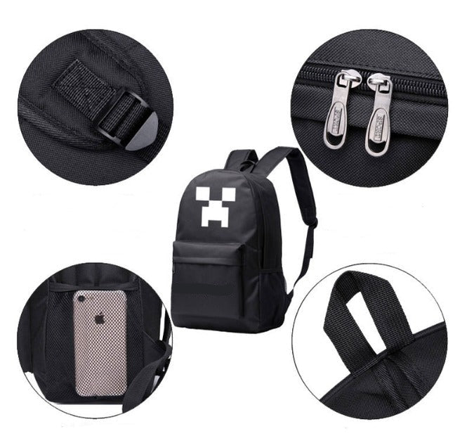 Pixel Adventure 4-Piece Backpack Set