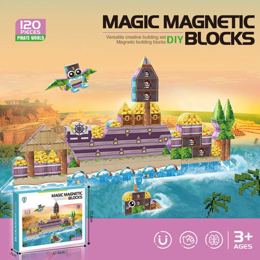 Magnetic Building Blocks – STEM Learning Toy