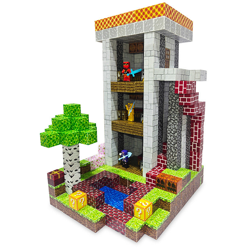MC My Magnetic World Game Peripherals 2.3cm Cubes 646pcs Storage Box Set Educational Building Block Toys