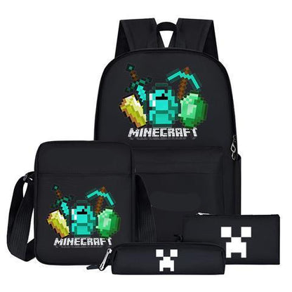 Pixel Adventure 4-Piece Backpack Set
