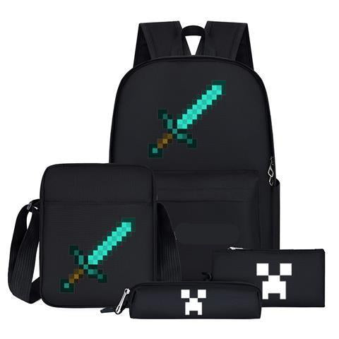 Pixel Adventure 4-Piece Backpack Set