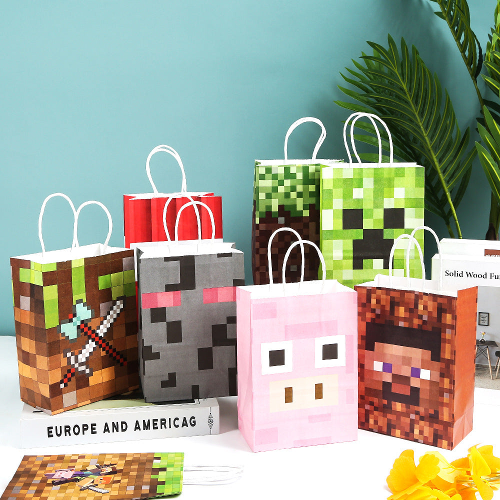 Kraft Paper Cartoon Gift Bags