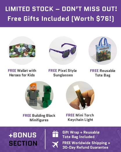 188-Piece LED Magnetic Building Blocks – Hotel Elves  Edition