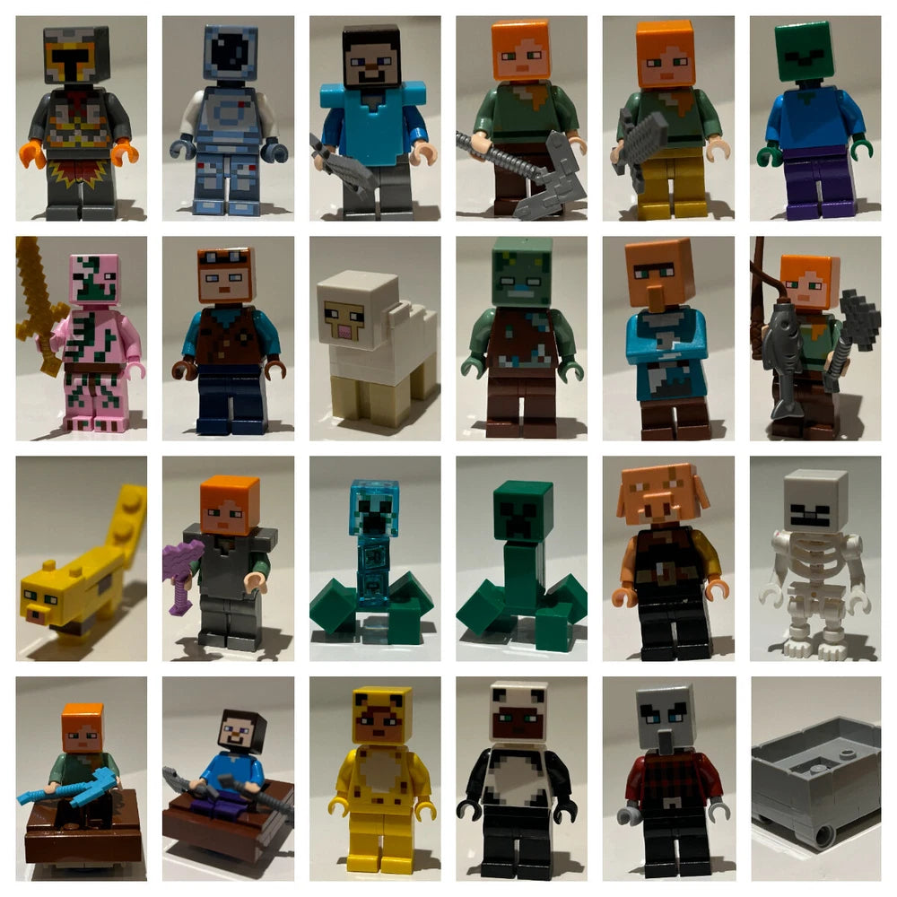 Lego Mini Figure - Various Mini Figures - Multi Listing - Minecraft