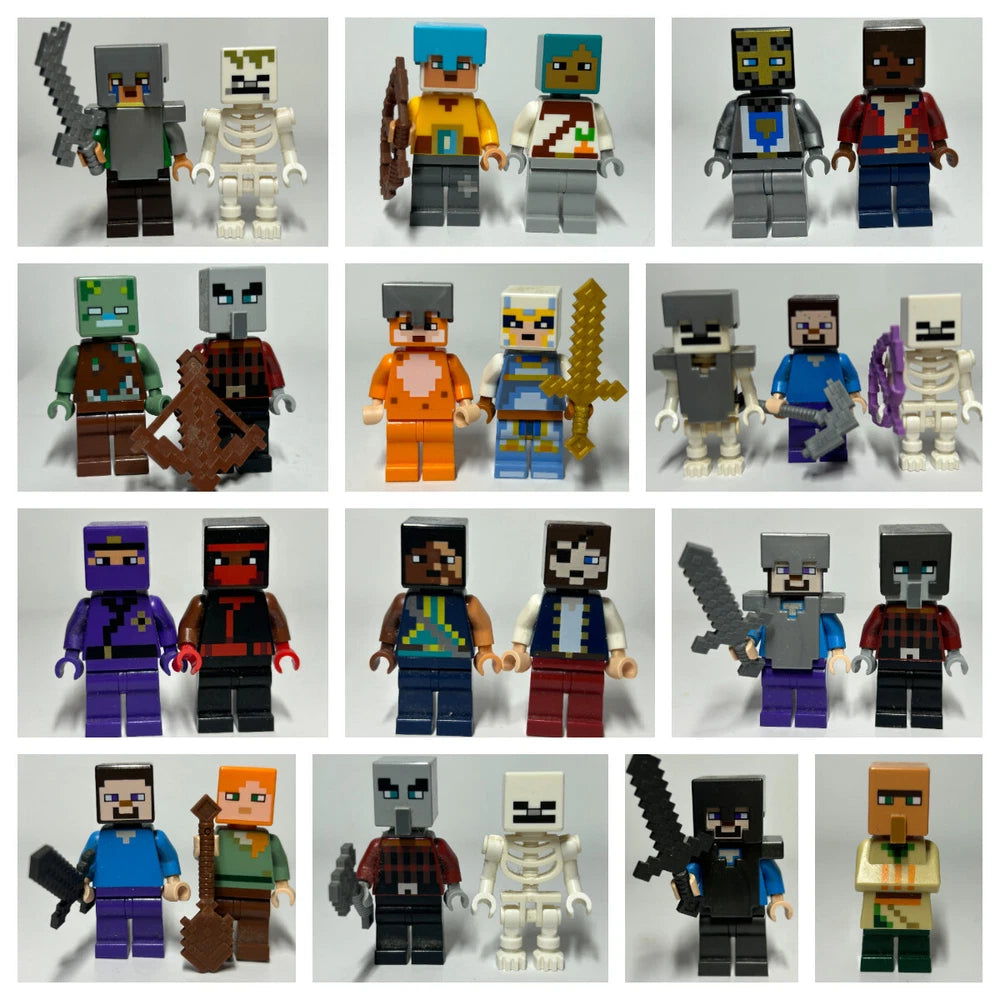 Lego Mini Figure - Various Mini Figures - Multi Listing - Minecraft