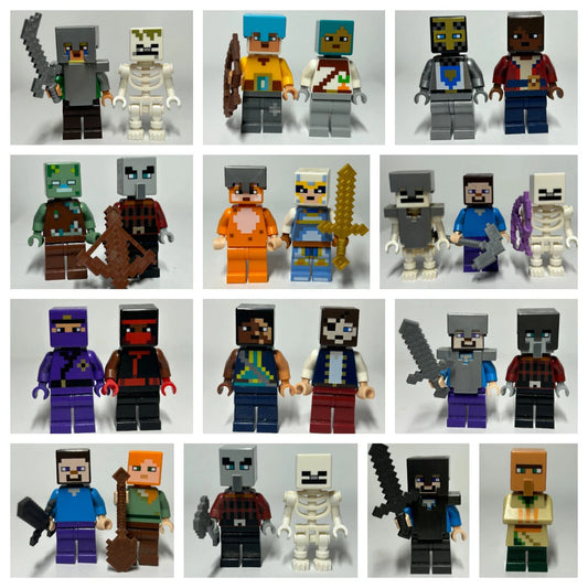 Lego Mini Figure - Various Mini Figures - Multi Listing - Minecraft