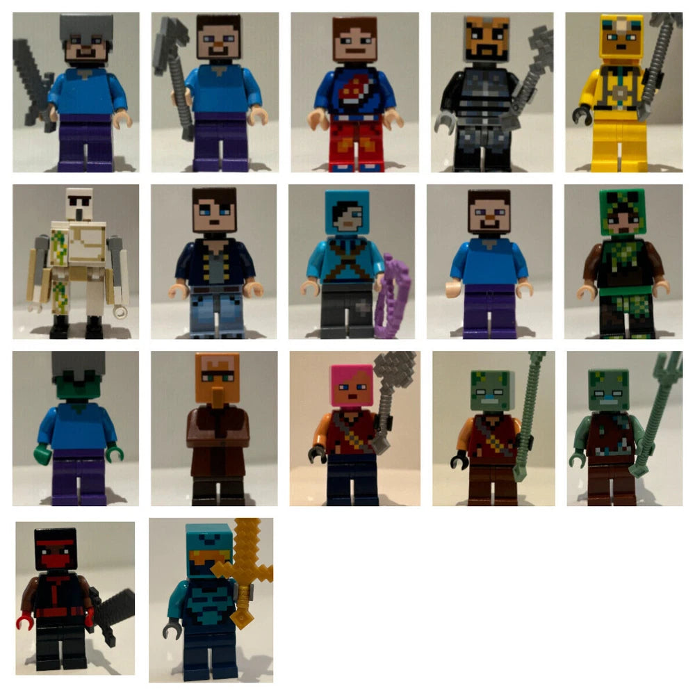 Lego Mini Figure - Various Mini Figures - Multi Listing - Minecraft