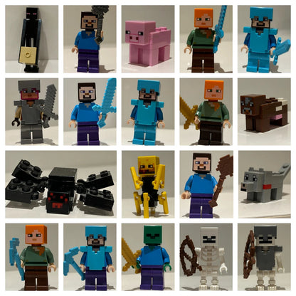 Lego Mini Figure - Various Mini Figures - Multi Listing - Minecraft