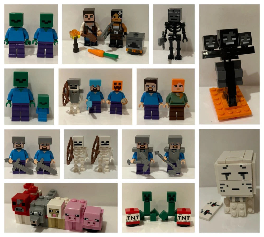 Lego Mini Figure - Various Mini Figures - Multi Listing - Minecraft